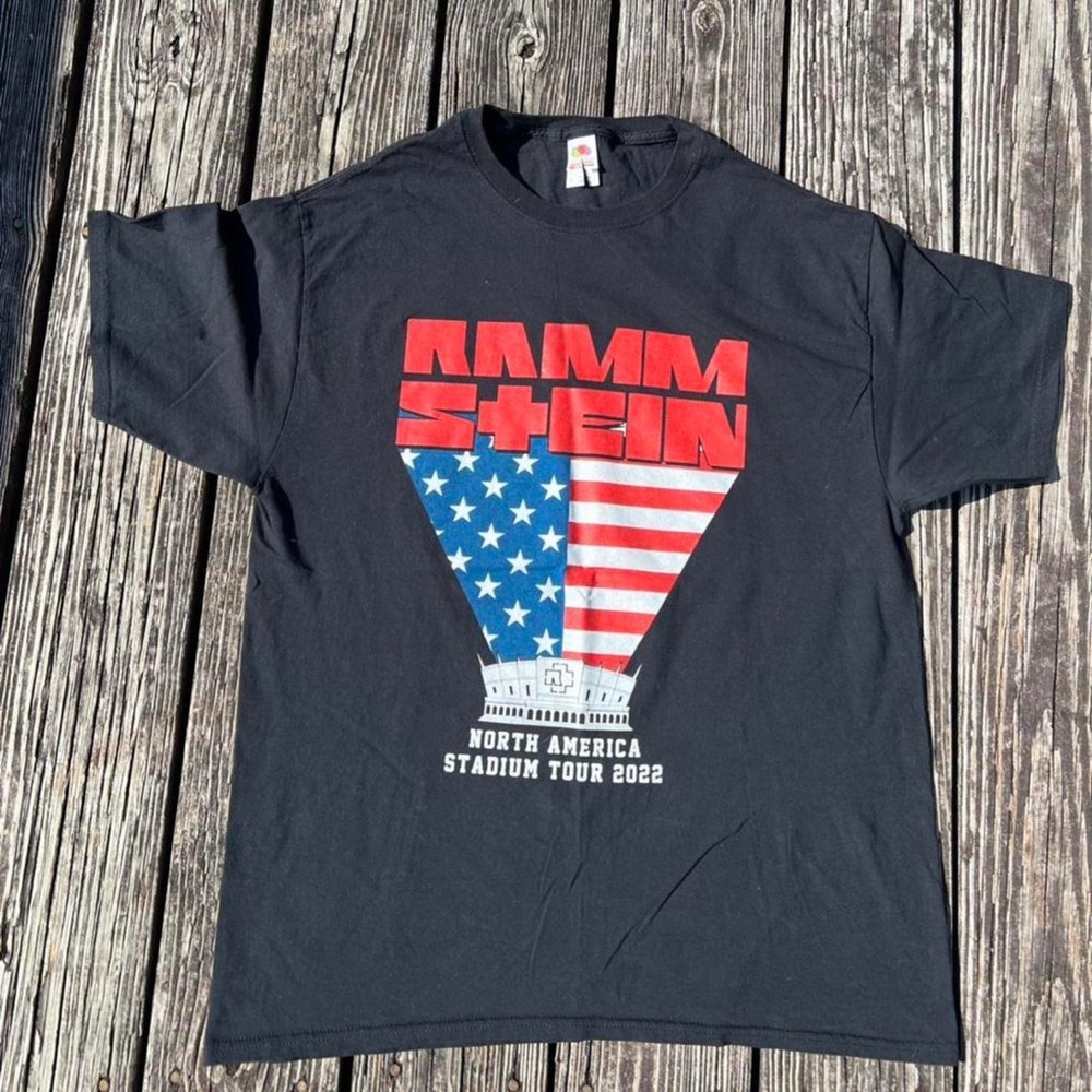 Rammstein 2022 tour shirt in a very nice
condition